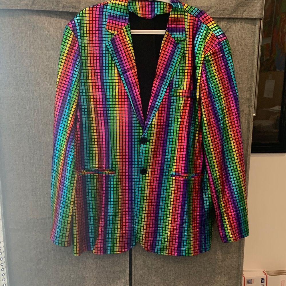 Mens Multi Color Blazer. 3 XL.   Excellent condition